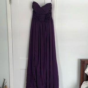 Poly USA Purple Floor Length Dress